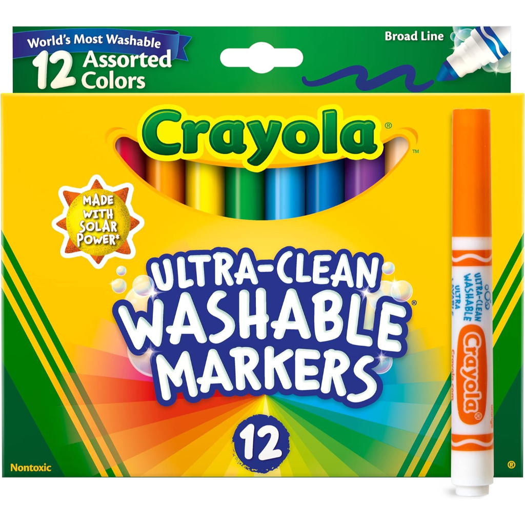 crayola large washable crayons