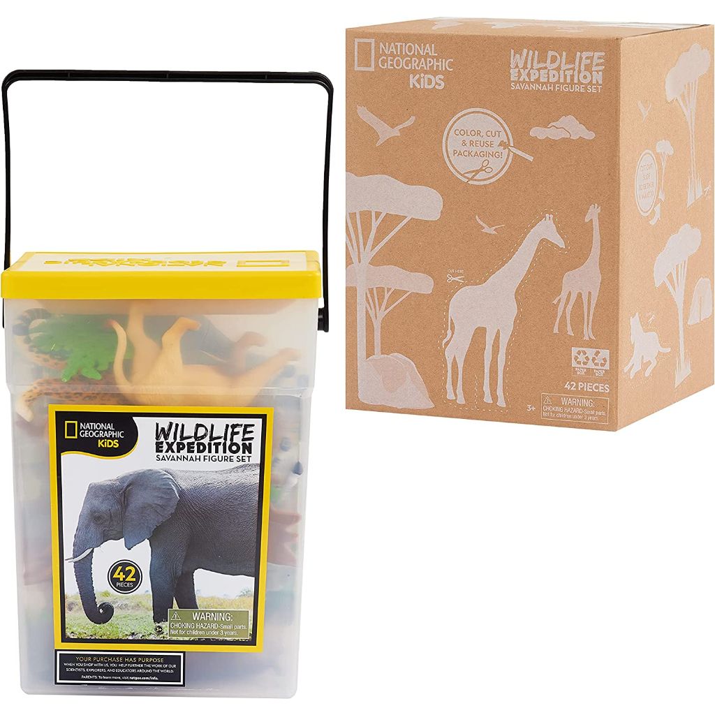 national geographic wildlife expedition savannah figure set