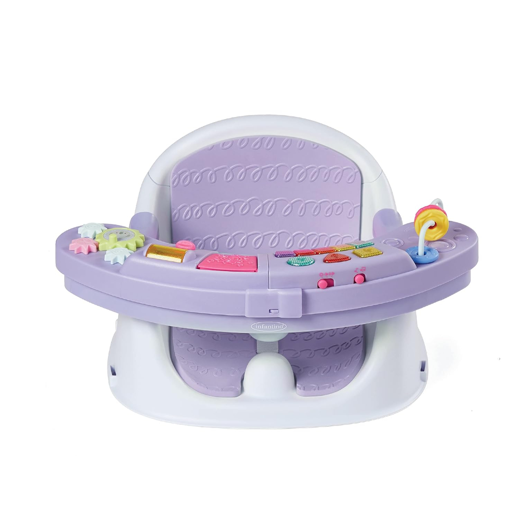 infantino music & lights 3 in 1 discovery seat and booster lavender3