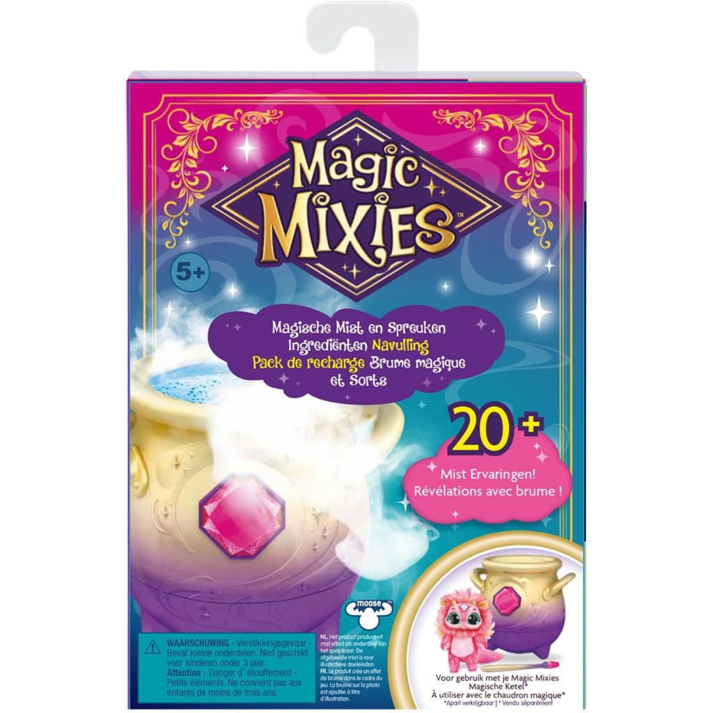 magic mixies magical mist and spells refill pack for magic cauldron, multicolor