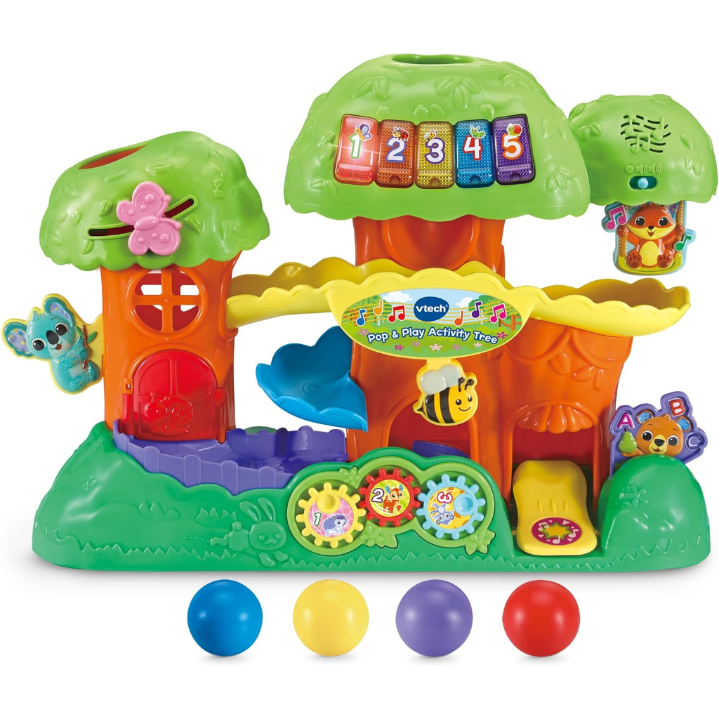 vtech baby pop & play activity tree, interactive baby toy7