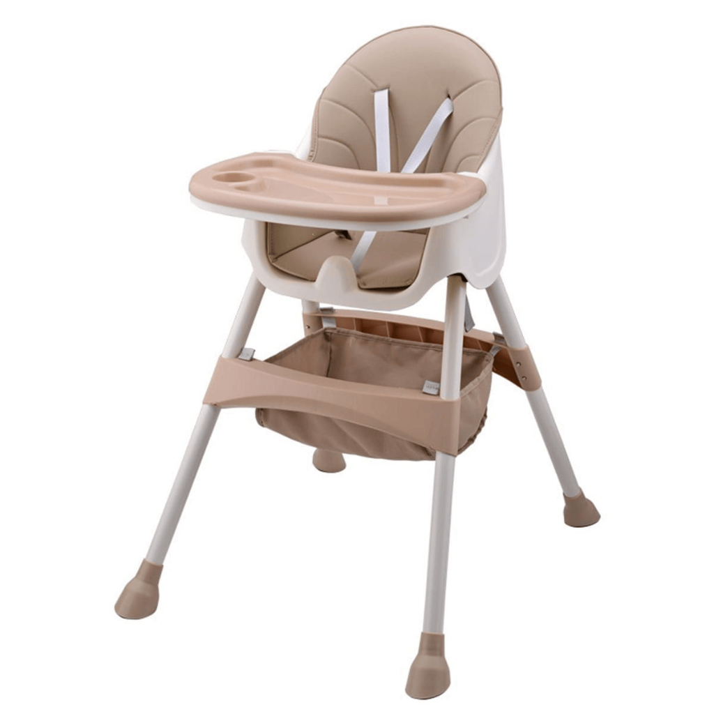 2 in 1 high chair brown (style may vary)