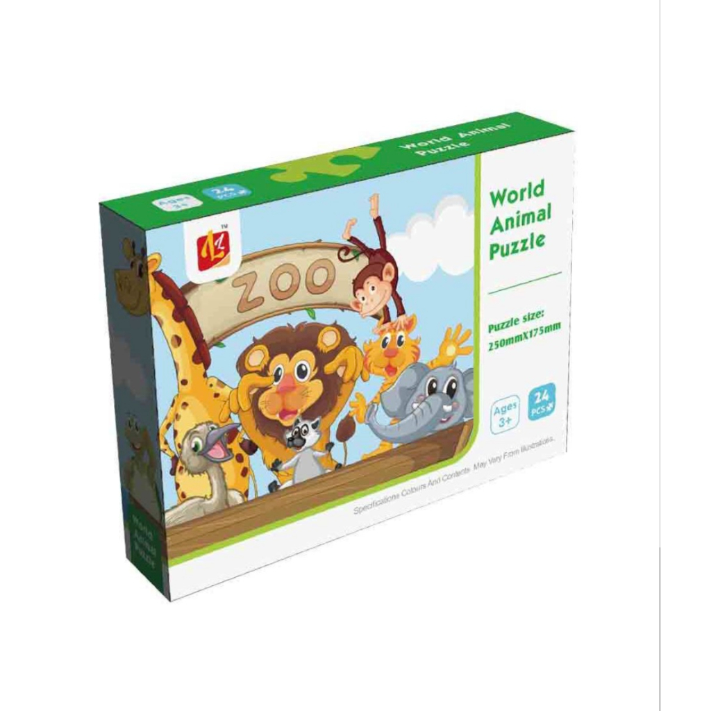 world animal puzzle(24 pcs) (1)