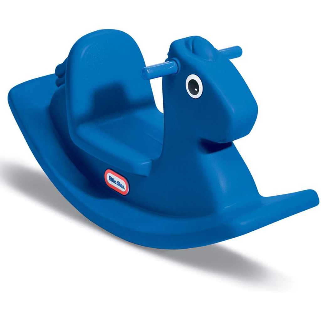 little tikes outdoor & indoor balance rocking horse for toddlers, blue1