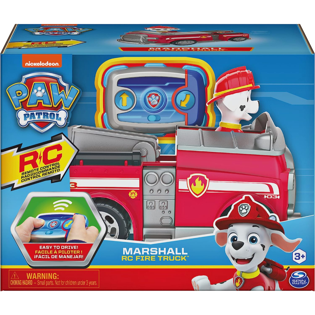 paw patrol, marshall remote control fire truck with 2 way steering, for kids aged 3 and up7