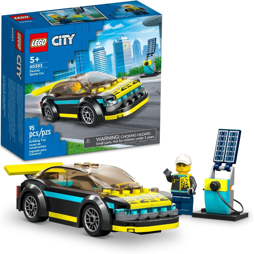 lego city electric sports car building toy for kids 603836