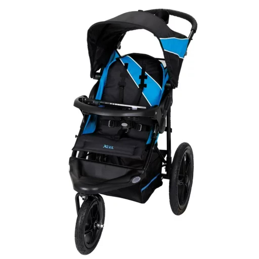 xcel r8 jogging stroller, mosaic blue