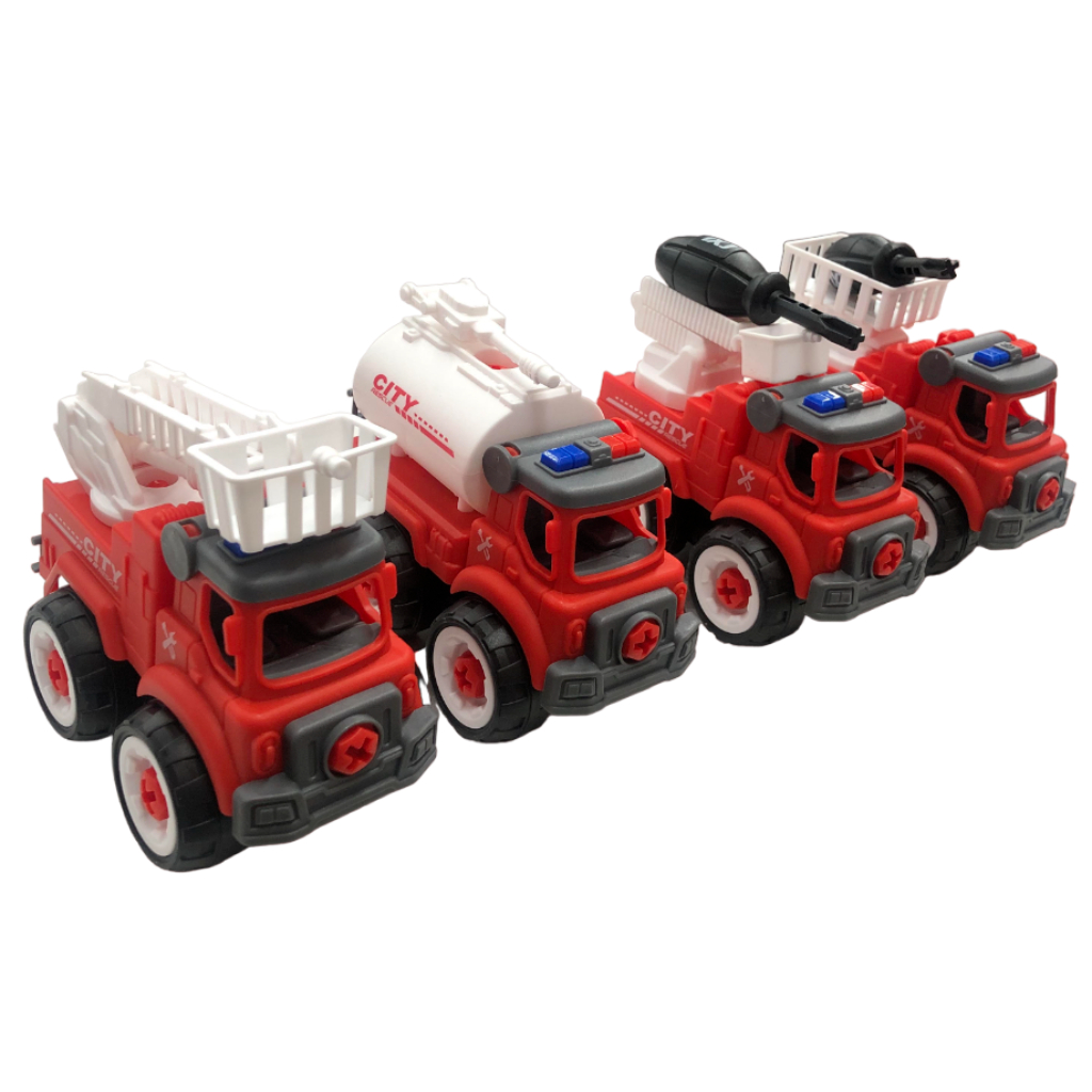 diy series red truck set4