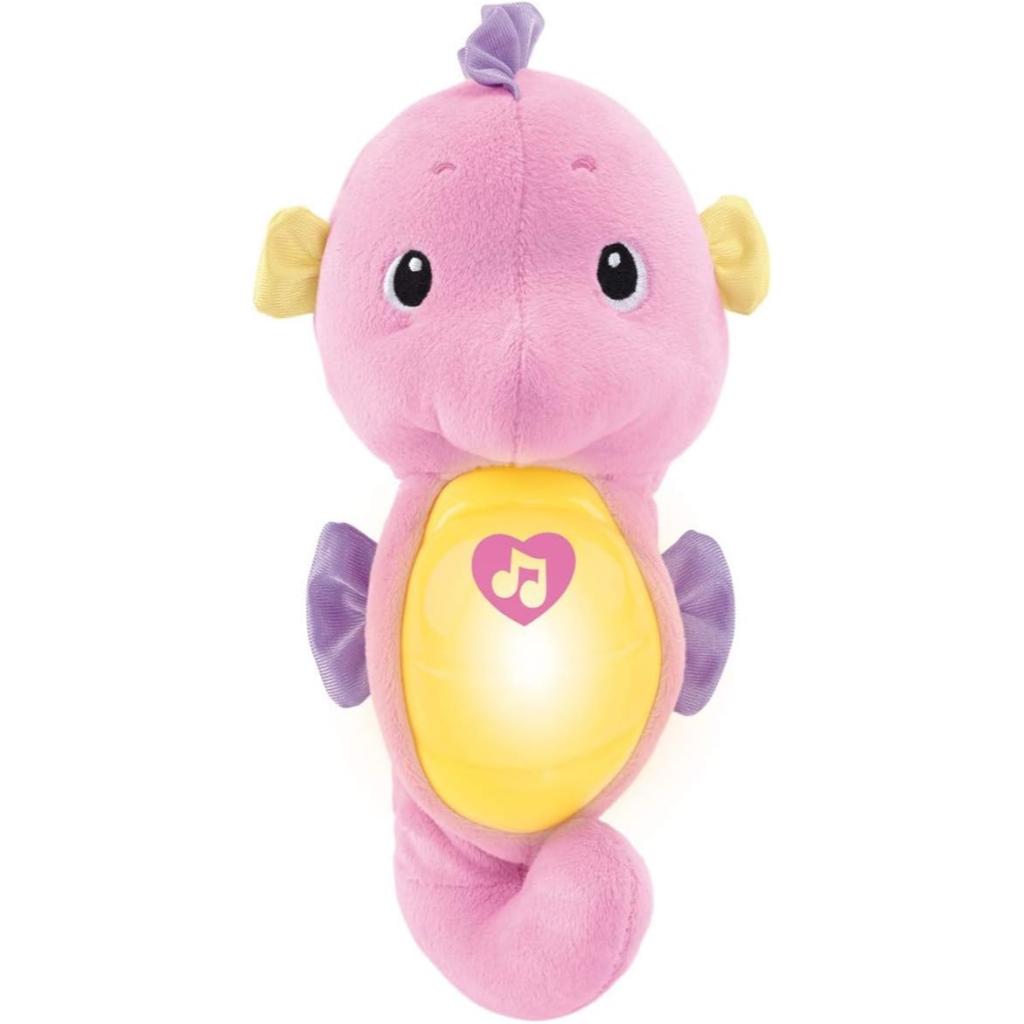 fisher price soothe & glow seahorse pink1