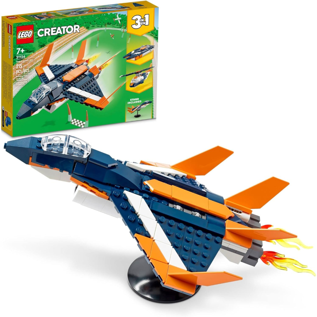 lego creator 3in1 supersonic jet 31126 building kit (5)