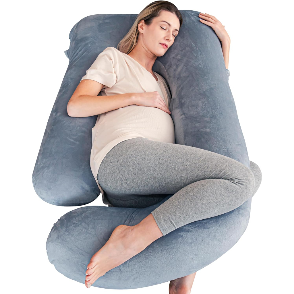 cute castle pregnancy pillows, soft u shape maternity pillow with removable cover3