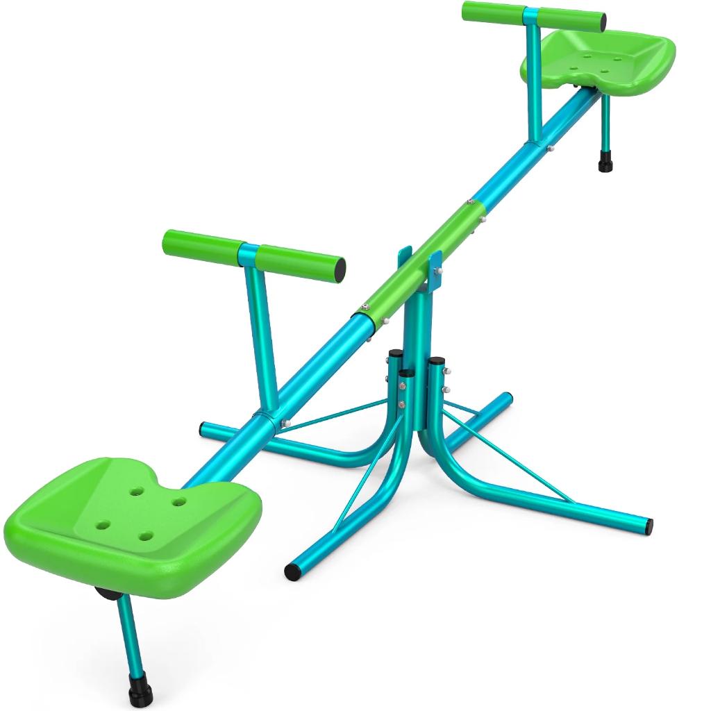gikpal kids seesaw, spinning teeter totter, 220lbs capacity kids outdoor playground1