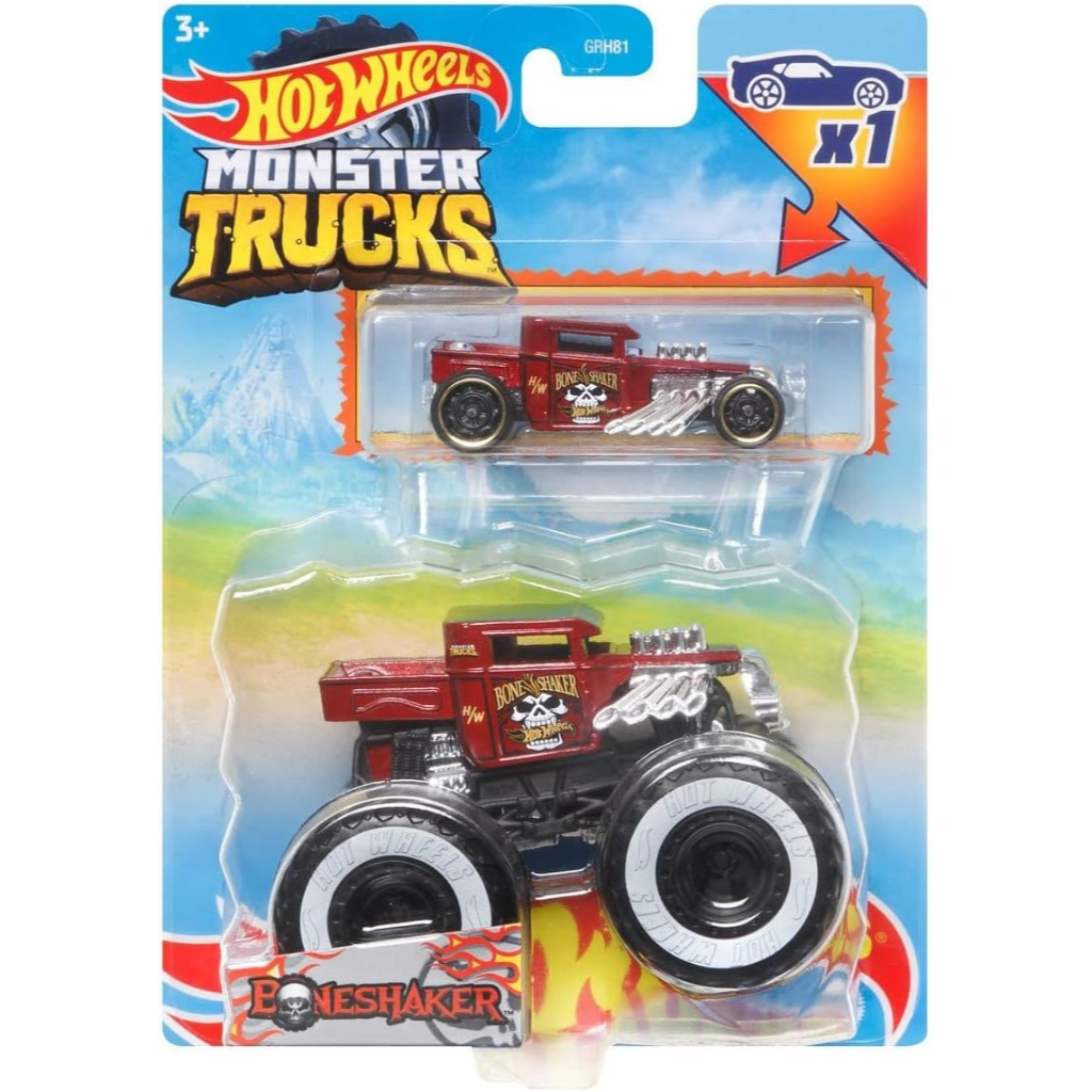 hot wheels monster truck boneshaker