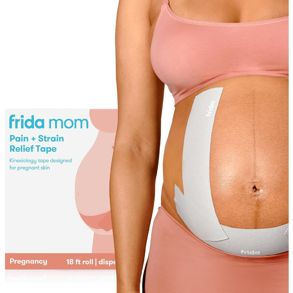 frida mom kinesiology tape for pregnancy belly support5