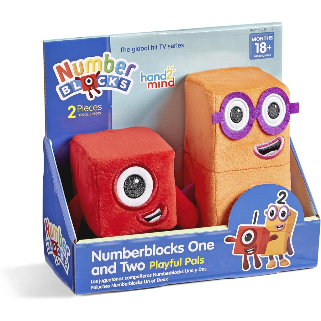 hand2mind numberblocks one and two playful pals5