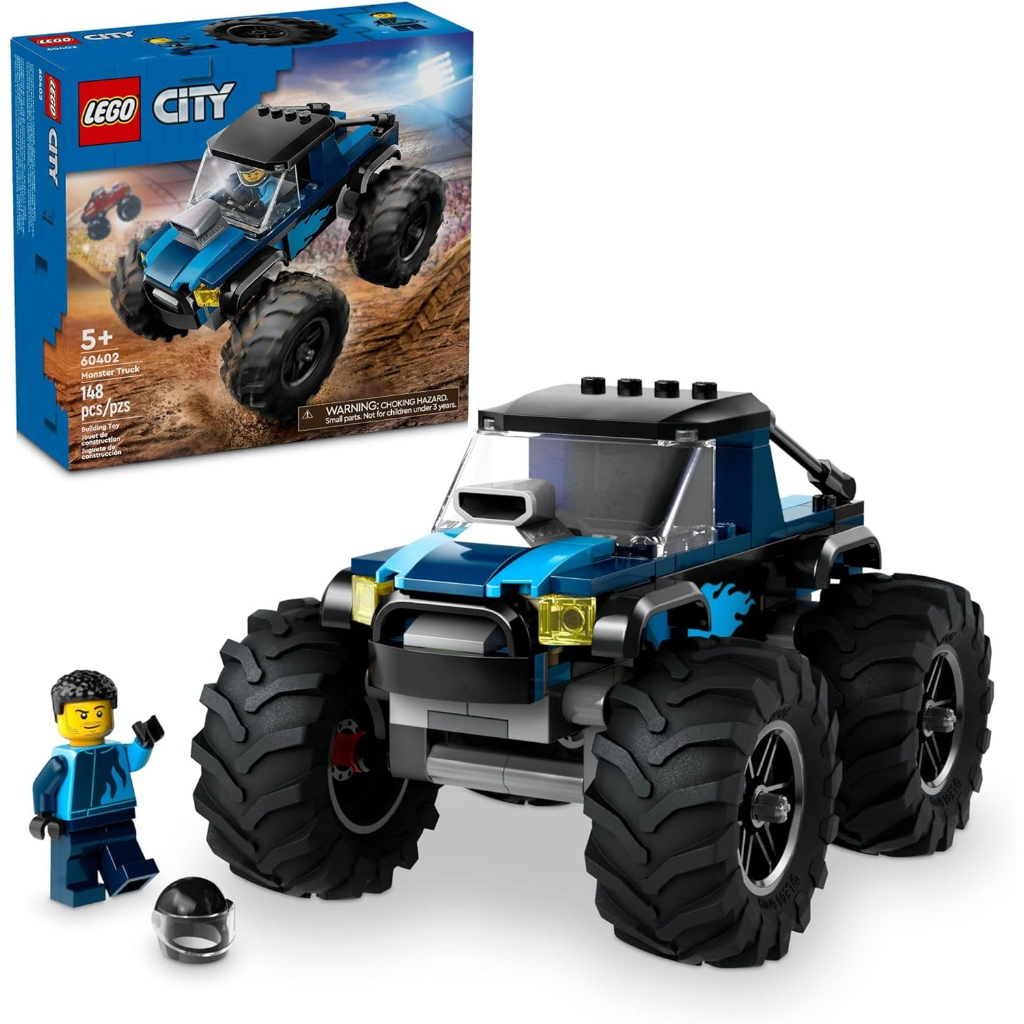 lego city blue monster truck off road toy playset4