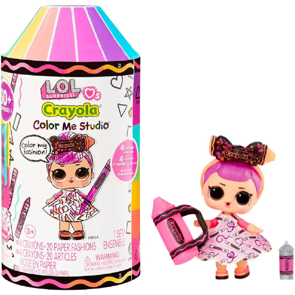 lol surprise loves crayola color me studio with collectible doll2