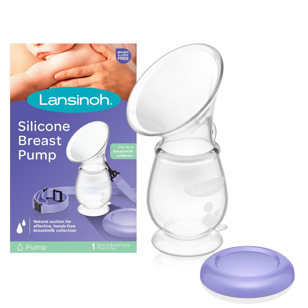 lansinoh silicone portable manual breast pump3