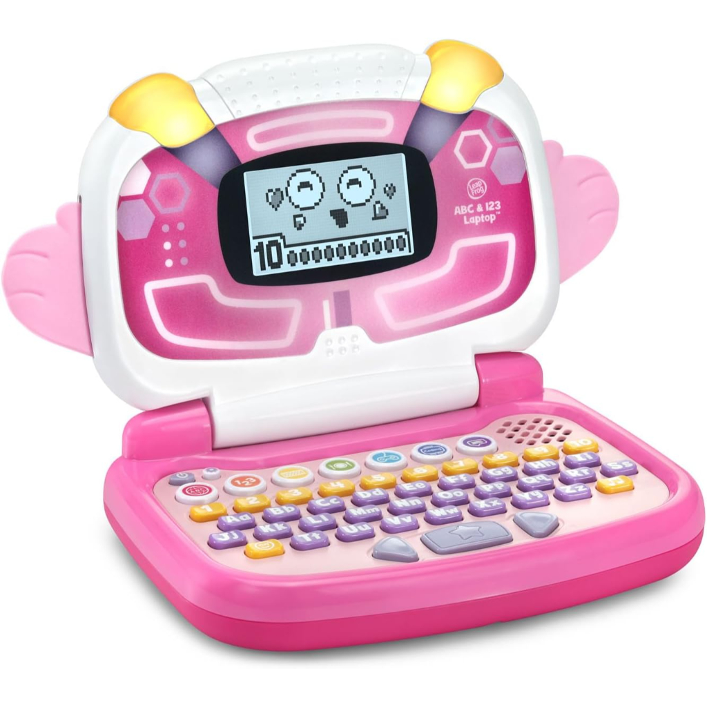 leapfrog abc and 123 laptop for preschoolers ages 3 7 years, pink3