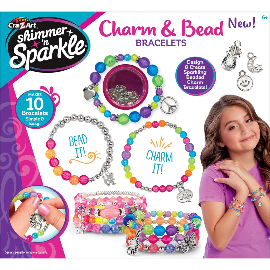 shimmer 'n sparkle charm & bead bracelet maker8