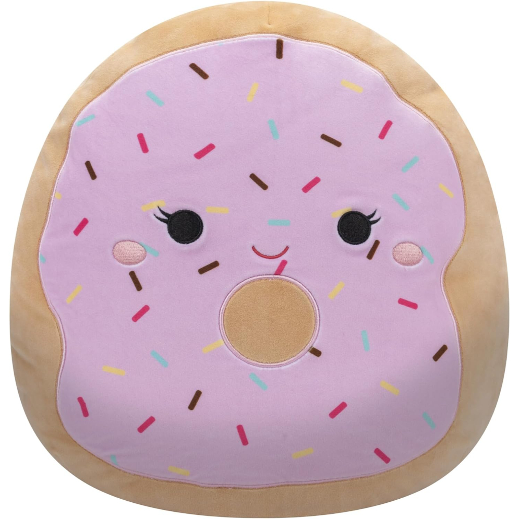 squishmallows original 14 inch dabria pink donut with sprinkles2