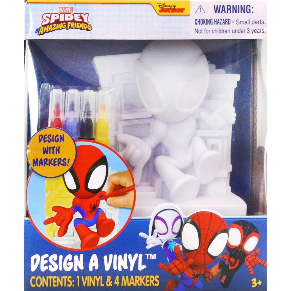 tara toys marvel spidey & friends design a vinyl4