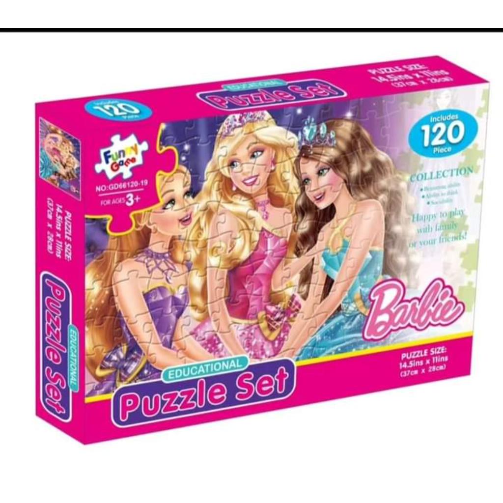 120pcs barbie puzzle