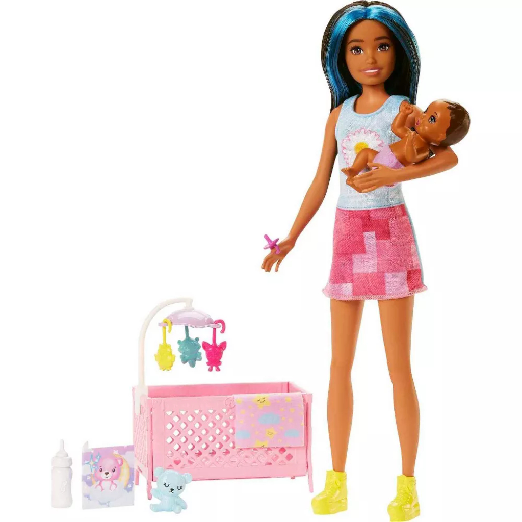 barbie skipper babysitters inc. dolls and playset brunette3