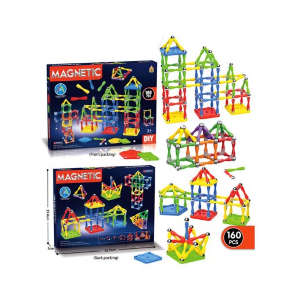 160 pcs magnetic blocks