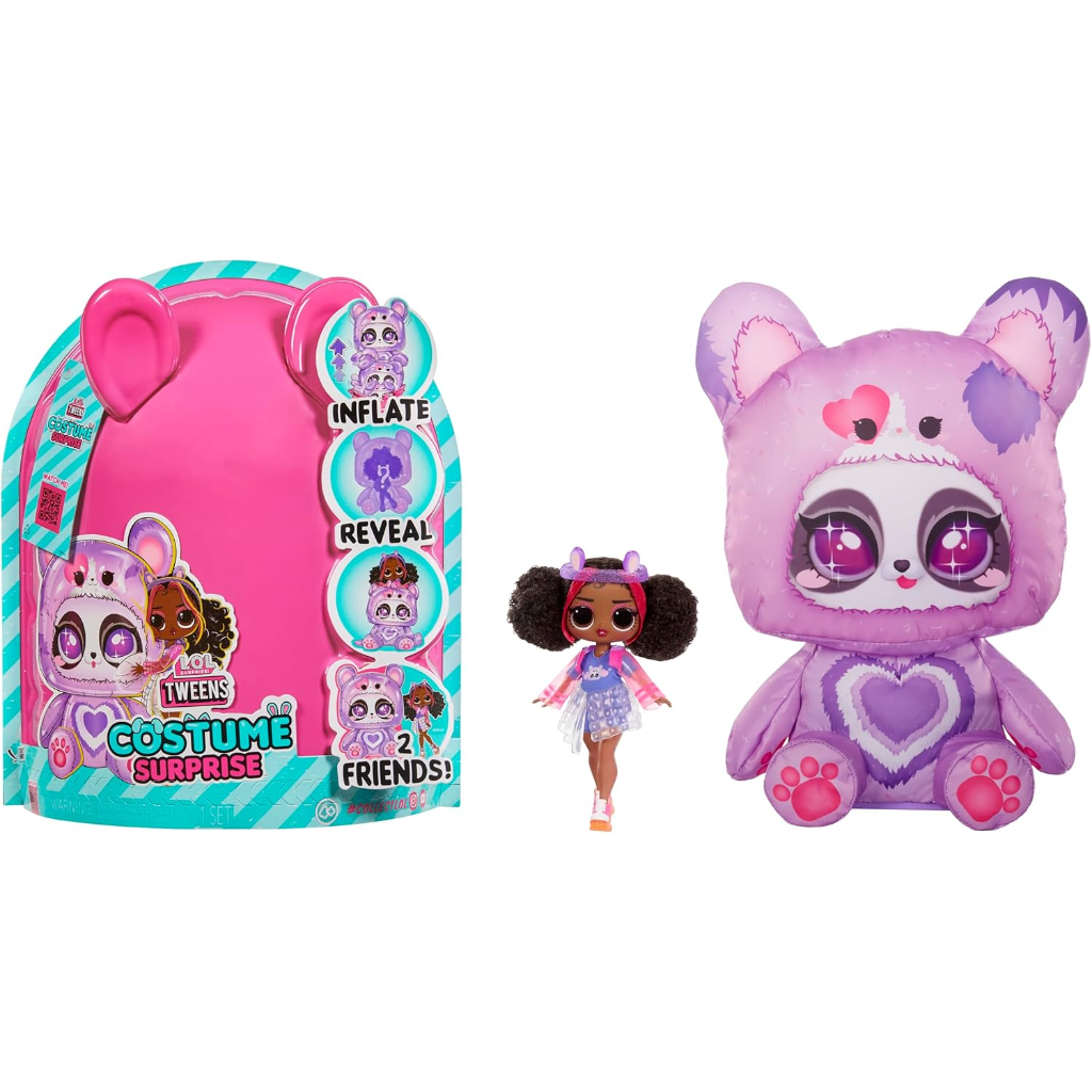 lol surprise tweens costume surprise hoops cutie fashion doll with inflatable purple panda pet6