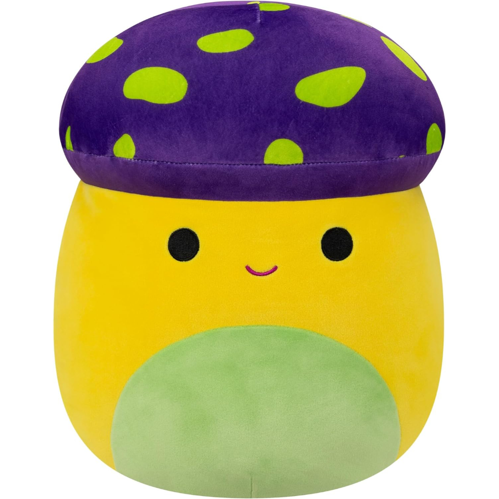 squishmallows original 12 inch enid neon yellow mushroom5