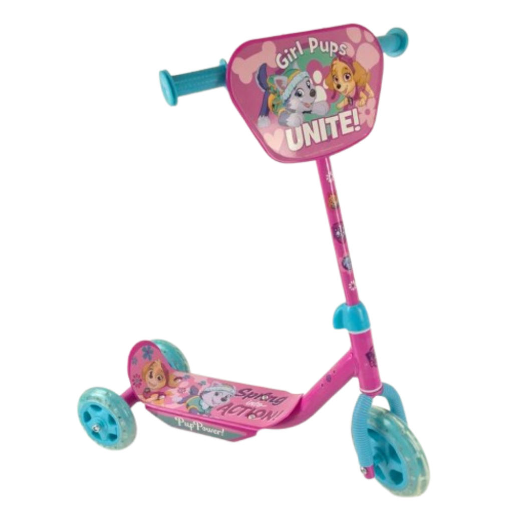 paw patrol girl 3 wheel scooters