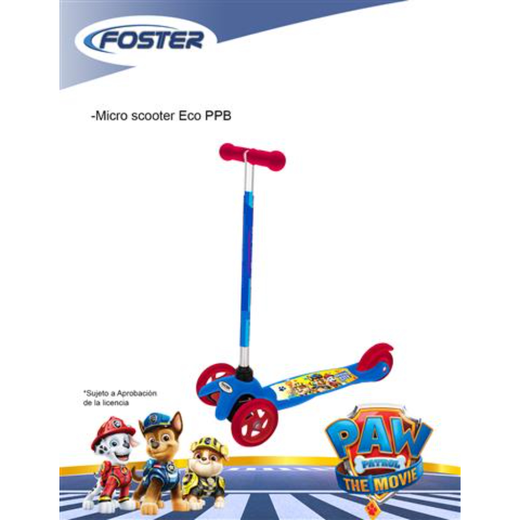 paw patrol scooter micro 3