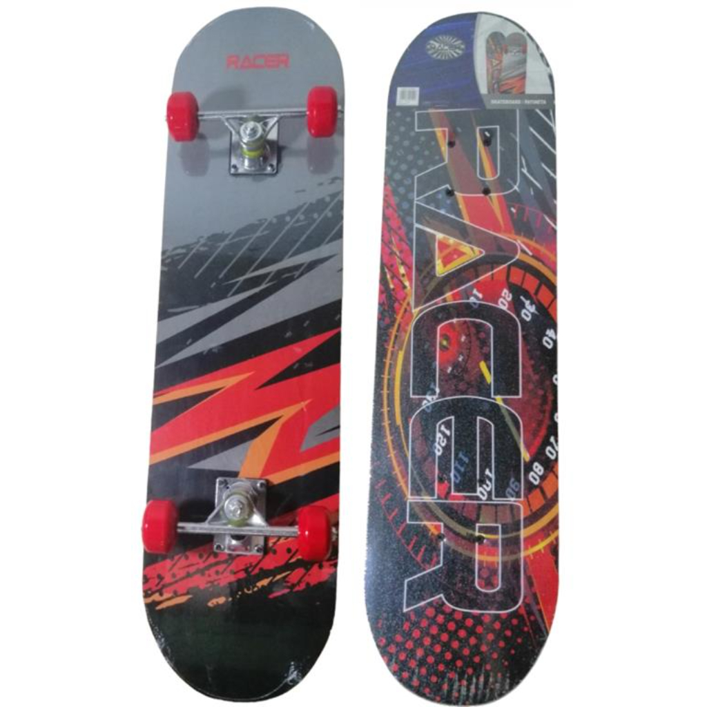 racer skateboard bkl:red