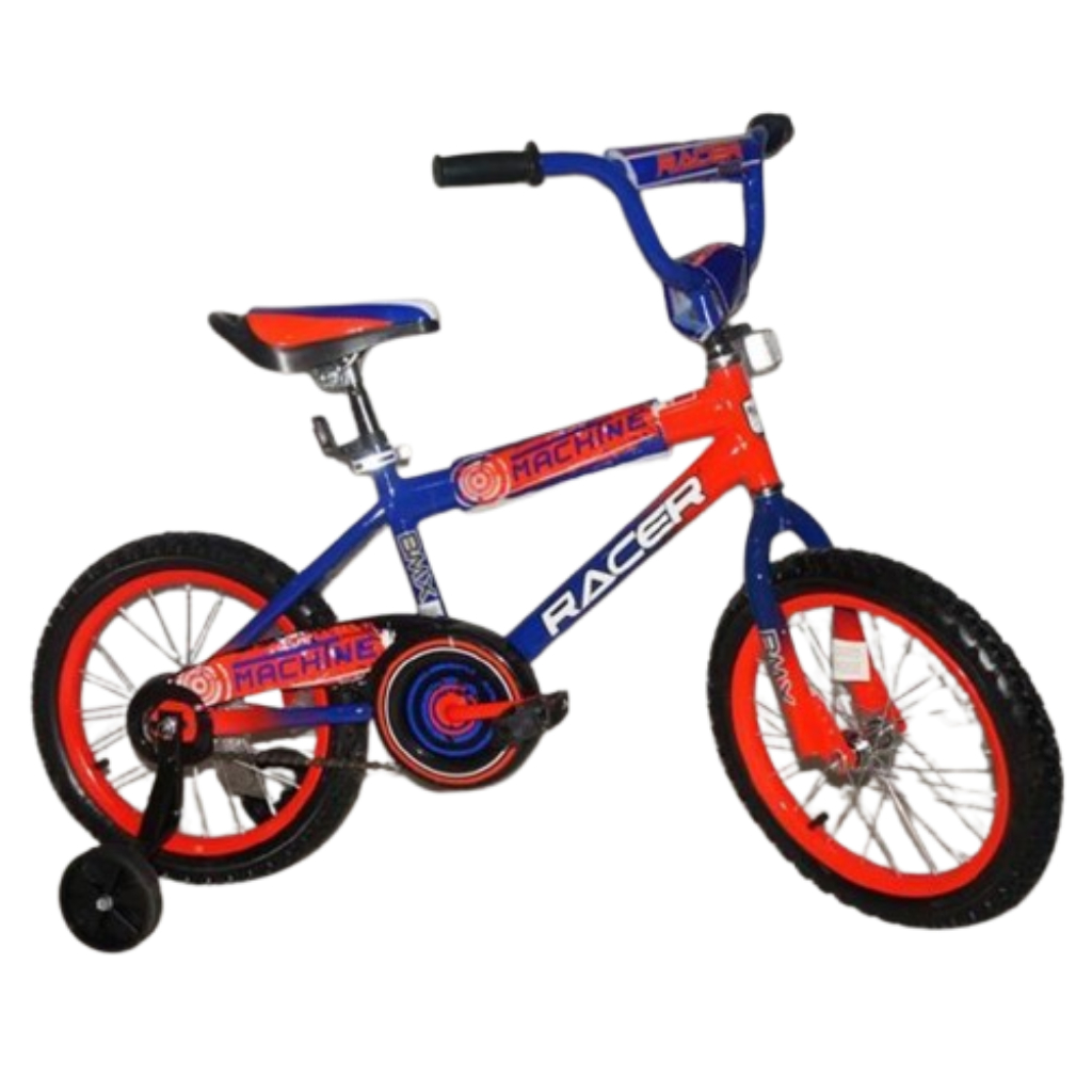 racer usa spec. bicycle 16 neon blue:orange