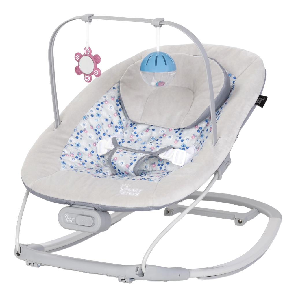 smart steps my first rocker 2 bouncer daisy pink12