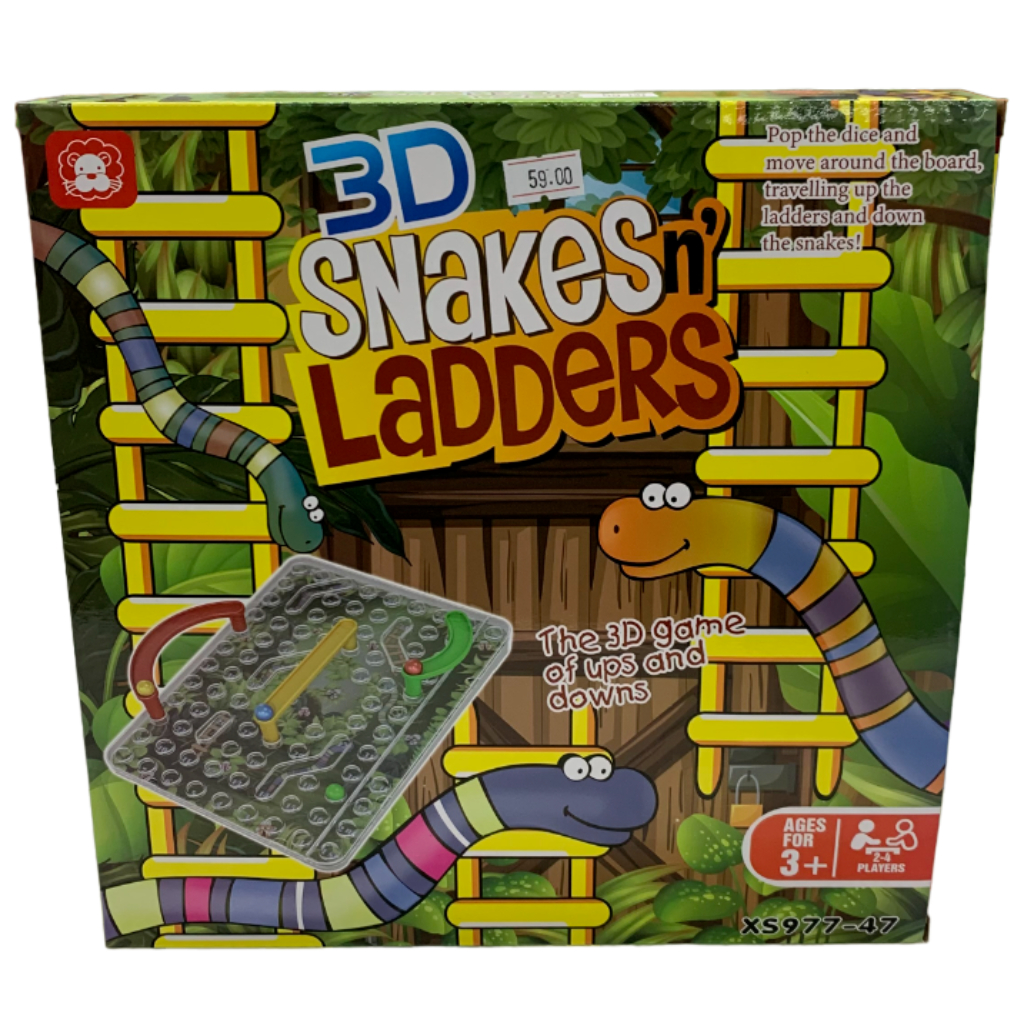 3d snakes & ladders3