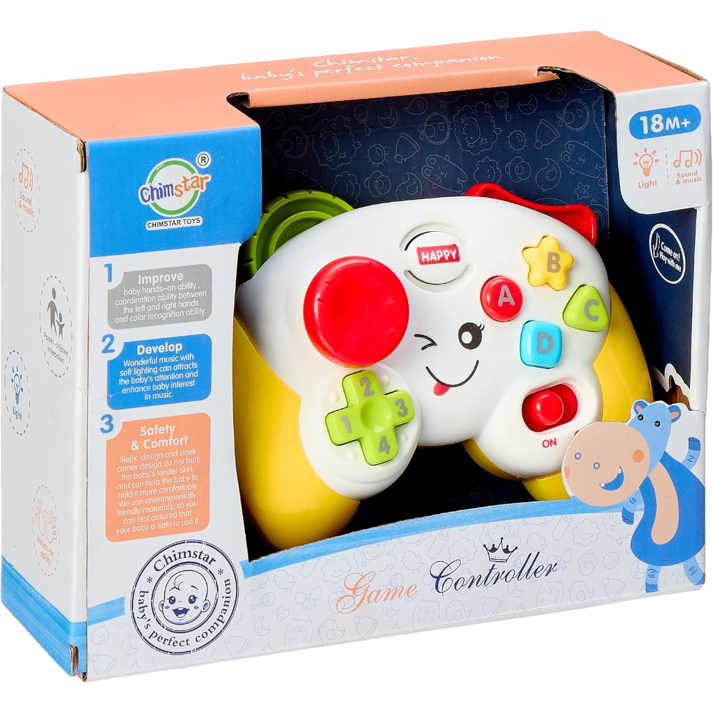 baby game controller yellow