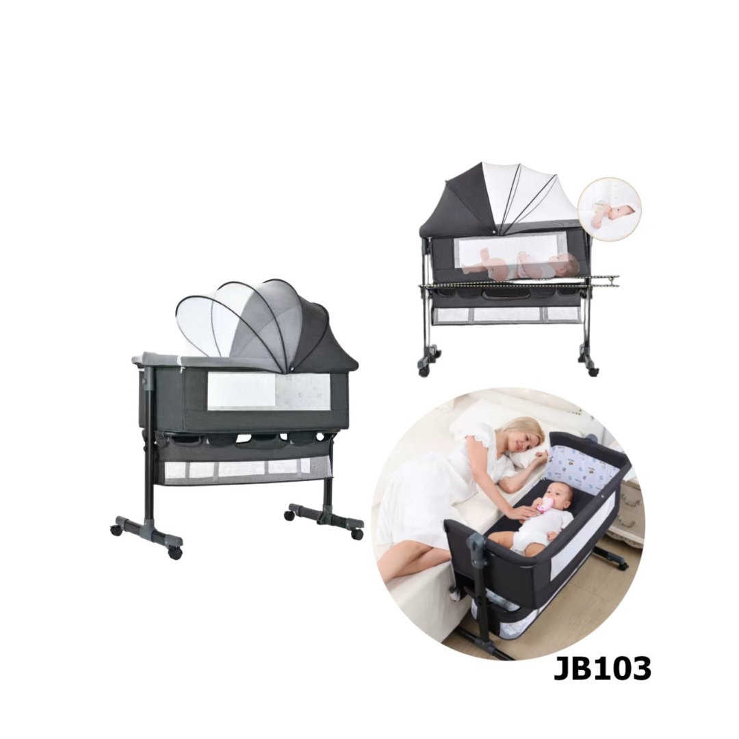 baby bassinet grey