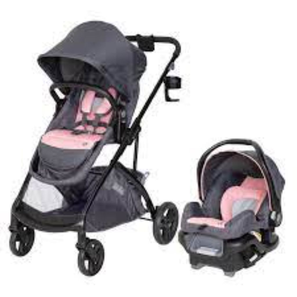 sonar™ switch 6 in 1 modular stroller travel system desert pink