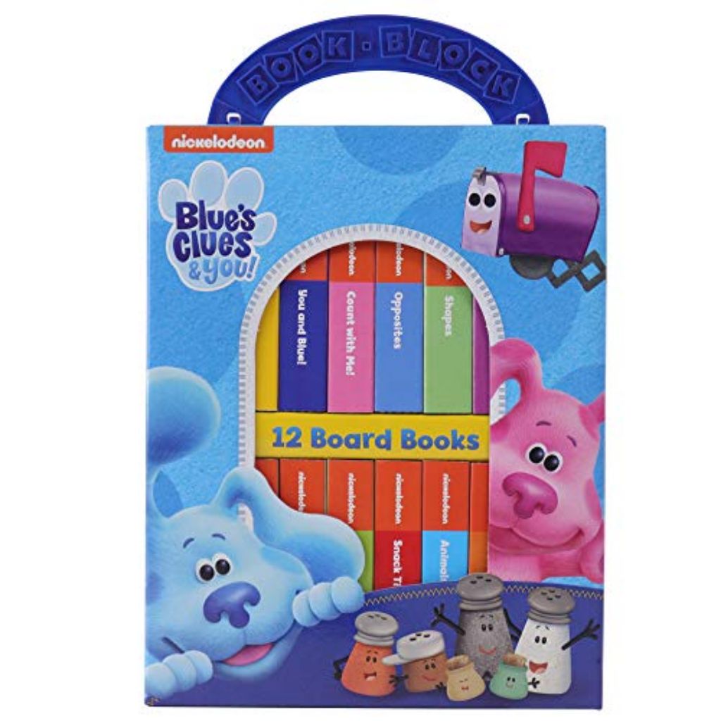 nickelodeon blue's clues & you! my first library board book block 12 book set