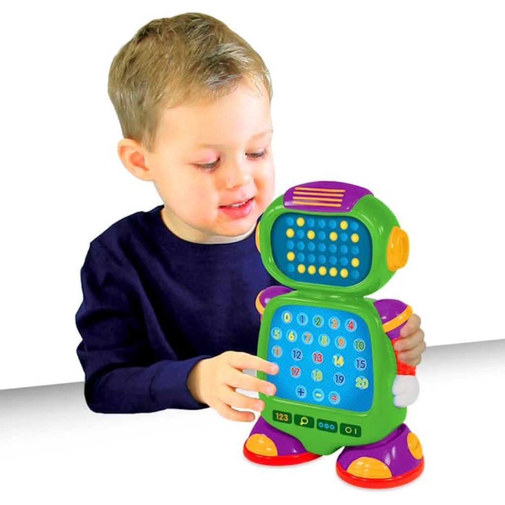 the learning journey touch & learn numberbot interactive mathematics robot stem toy with three quiz modes preschool toys & gifts for boys & girls ages 3 & up dr. toys best picks award (