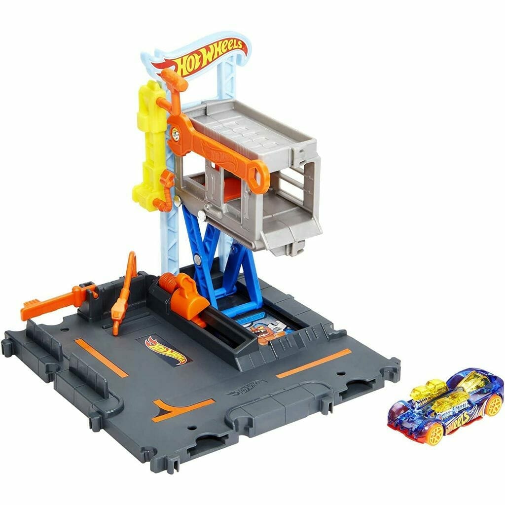 hot wheels city downtown repair station playset (3)