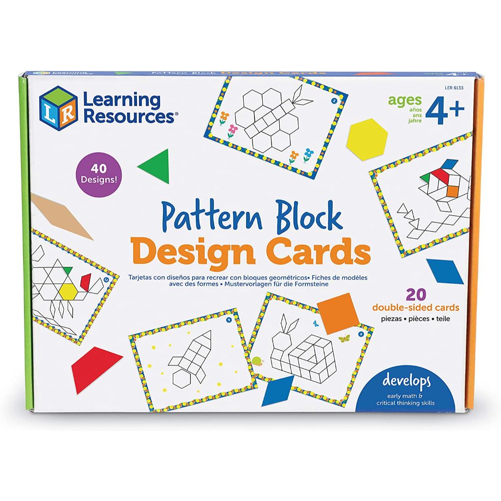 learning resources pattern block design cards