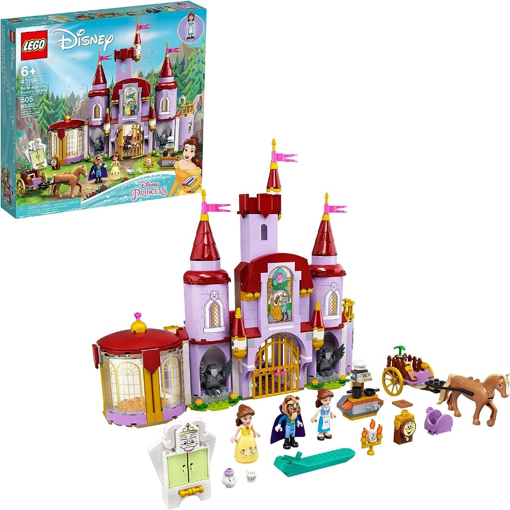 lego disney belle and the beast’s castle 43196