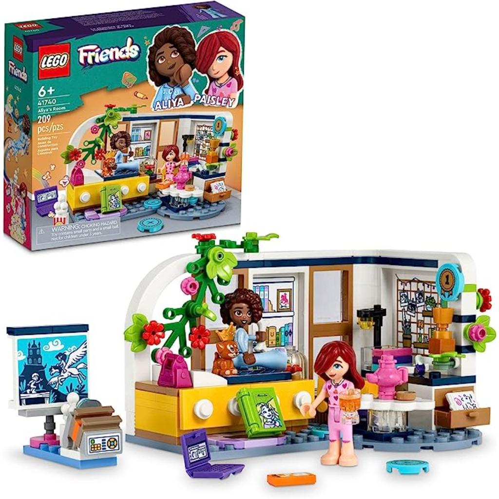 lego friends aliya's room building set 41740 collectible toy set