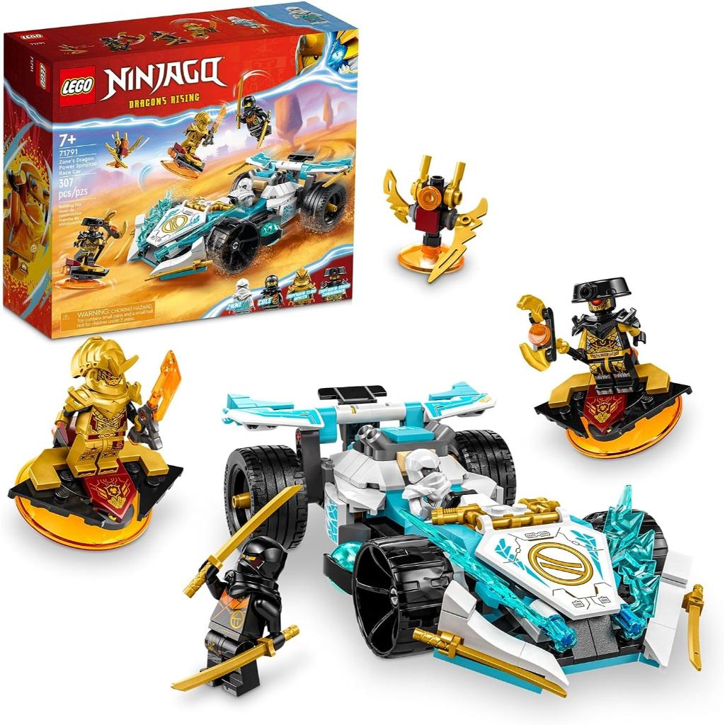 lego ninjago zane’s dragon power spinjitzu race car 71791 building toy set