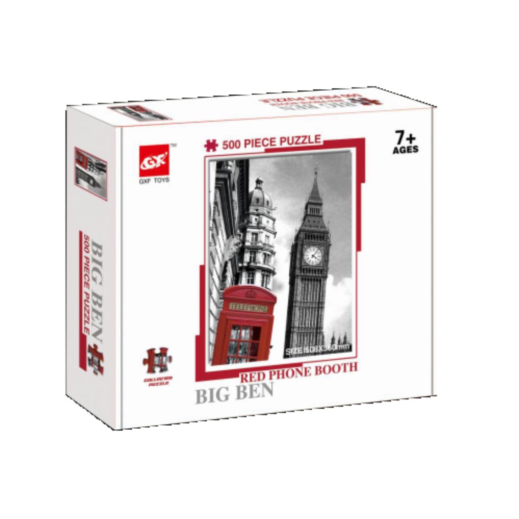 big ben red phone booth(500 pcs) (2)