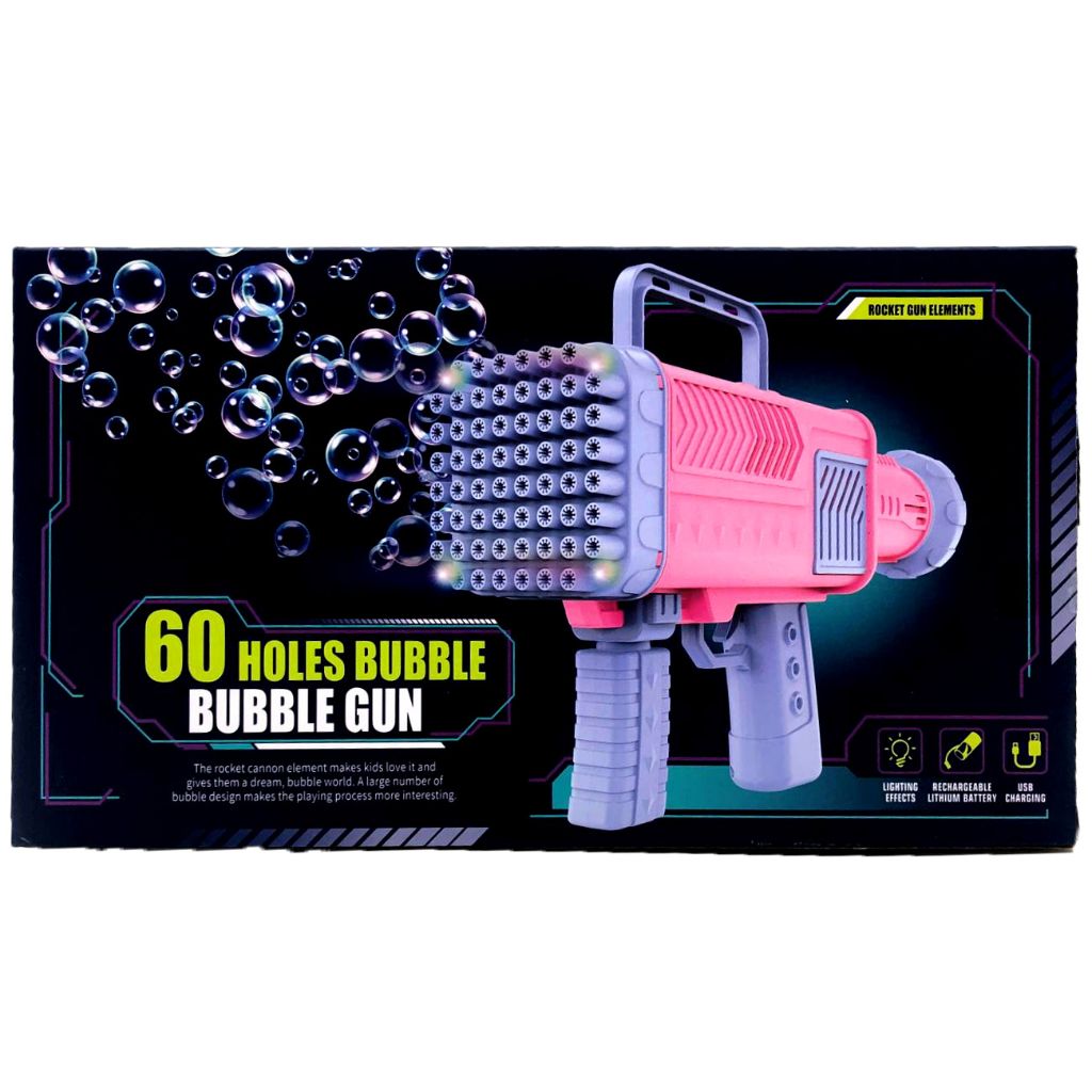 bubble gun 60 holes bubble gun