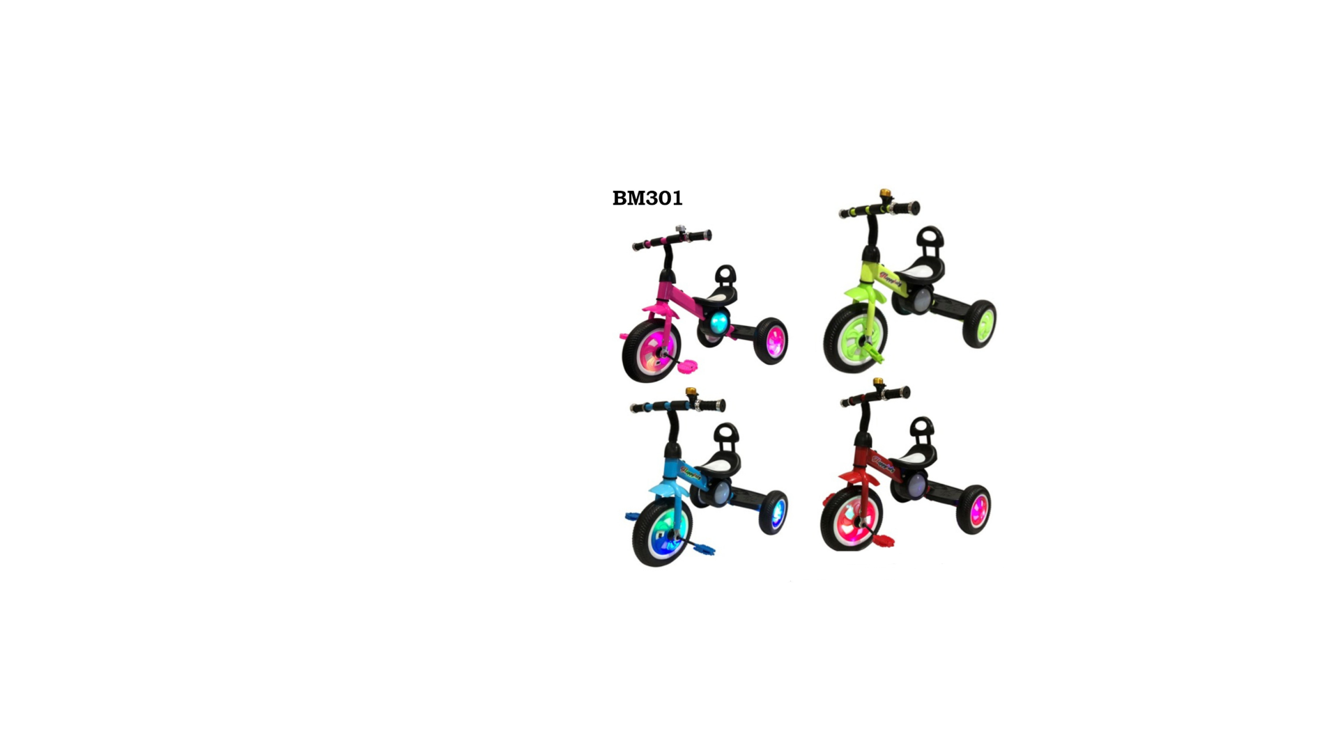 kids tricycle asst w bell